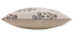 Matilija Poppy Pillow Cover in Thick Linen