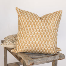 Load image into Gallery viewer, Hibiscus Pillow in Marigold
