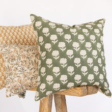 Load image into Gallery viewer, Marigold Pillow in Moss
