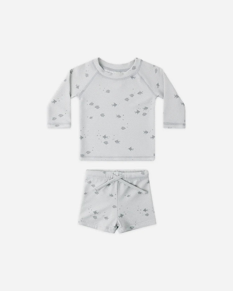 Finn Rashguard + Short Set Fish