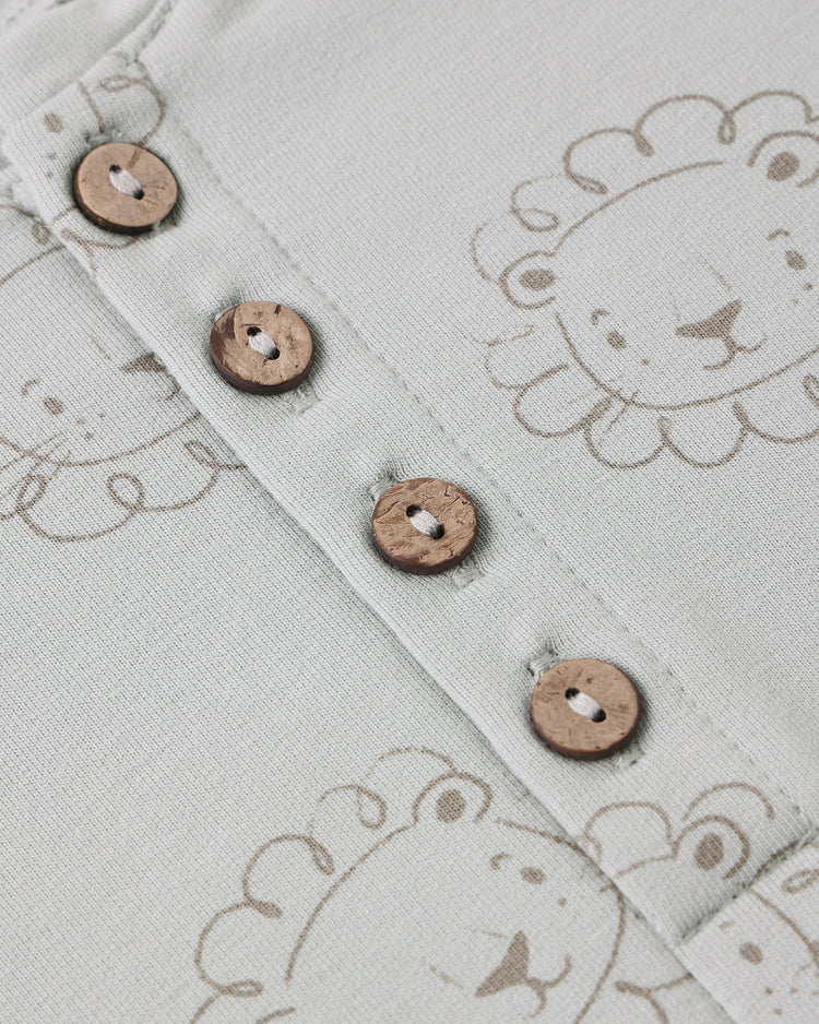 Relaxed Fleece Jumpsuit | Lions
