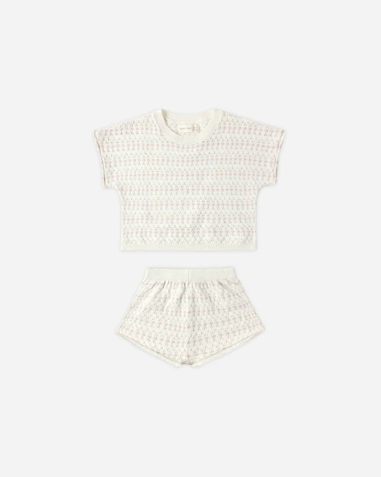 Relaxed Summer Knit Set | Ivory