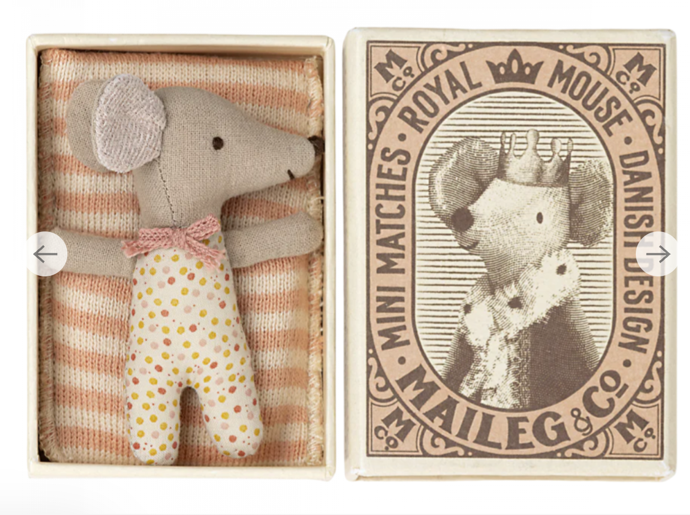 Sleepy Wakey Baby mouse in Matchbox