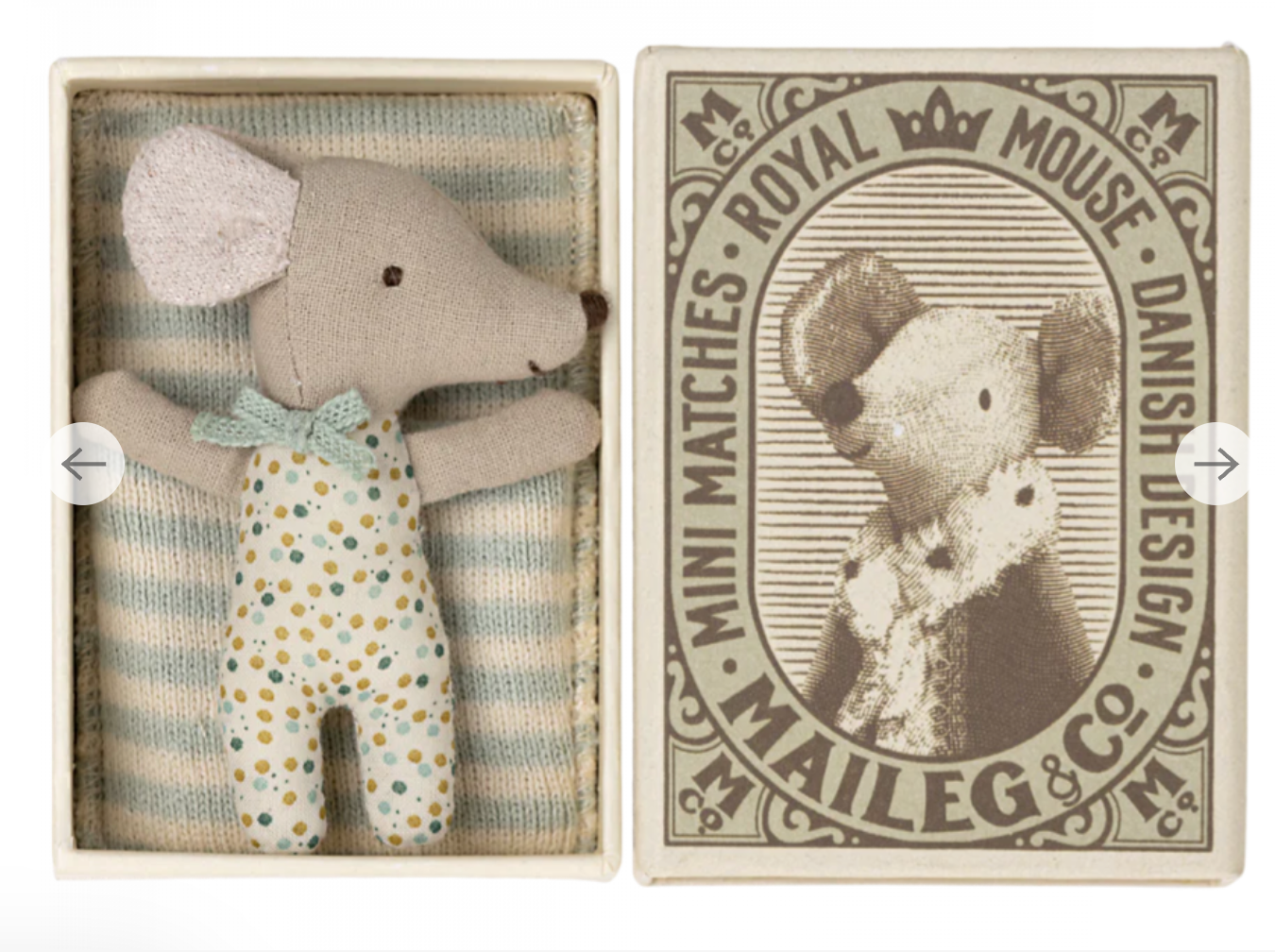 Sleepy Wakey Baby mouse in Matchbox