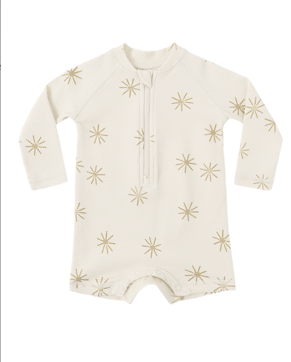 Long Sleeve One-Piece Rashguard Sunburst