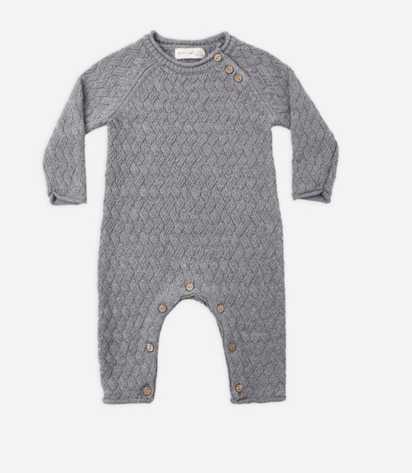Cozy Heather Knit Jumpsuit