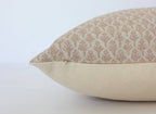 Neutral Floral Blush Lotus Pillow Cover