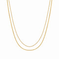 Double Layer Paperclip Necklace