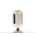 Smoke Glass Match Cloche - With White Matches