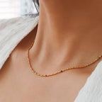 Tave 18K Gold Non-Tarnish Petite Beaded Necklace