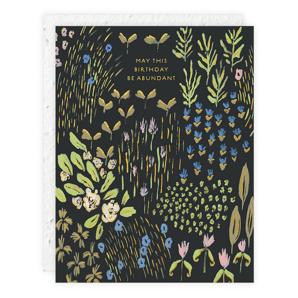 Abundance garden - Birthday Card