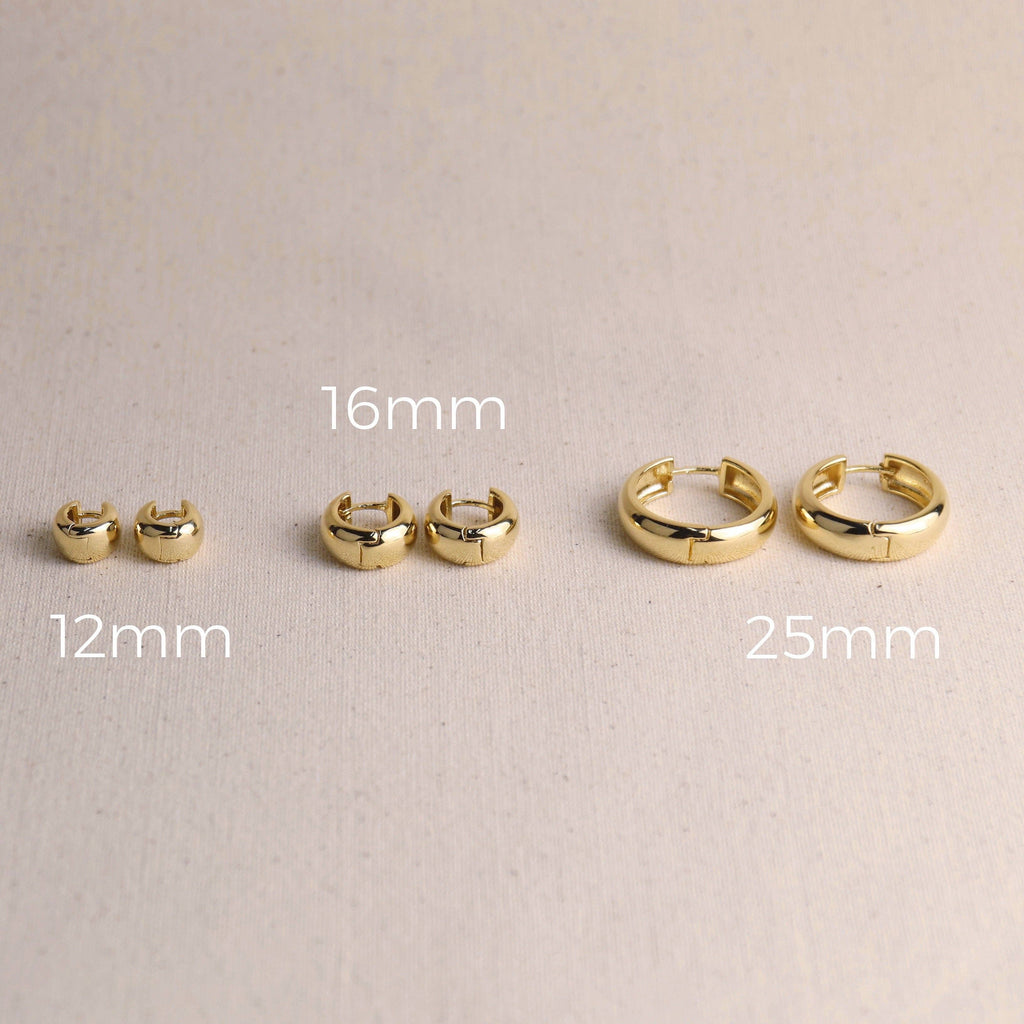 Chunky Hoop Earrings