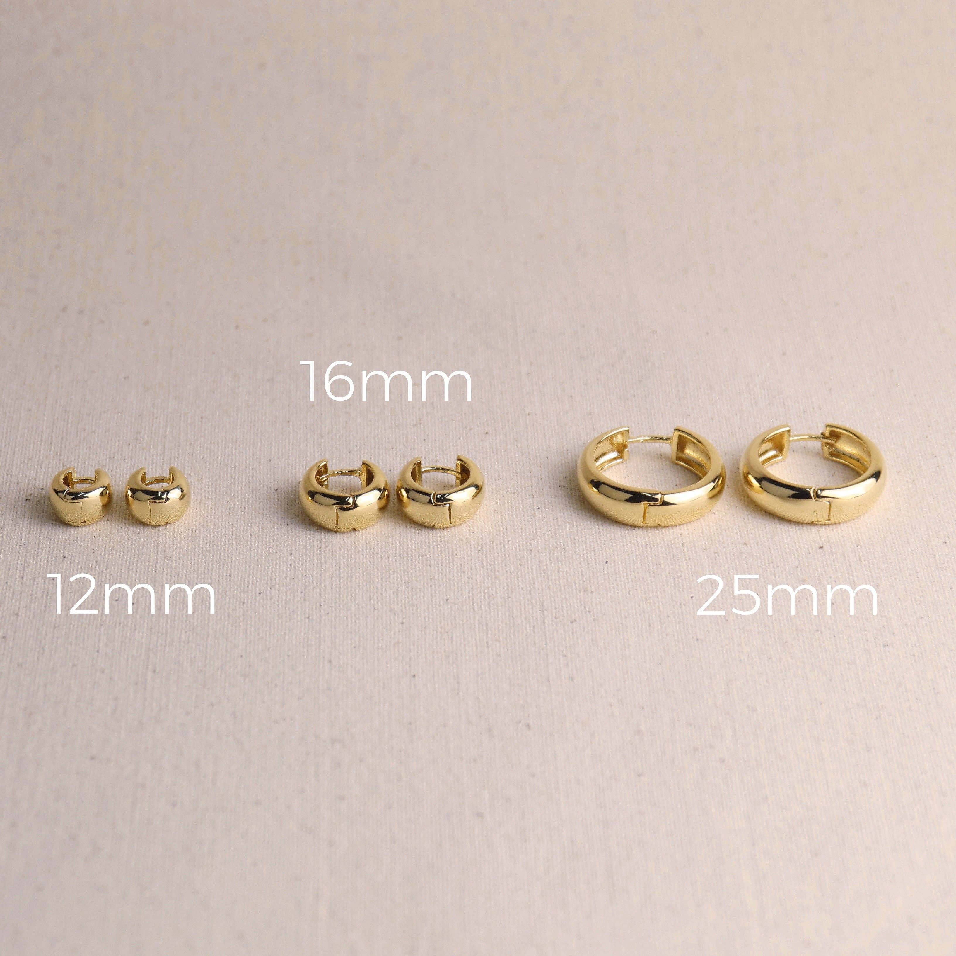 Chunky Hoop Earrings