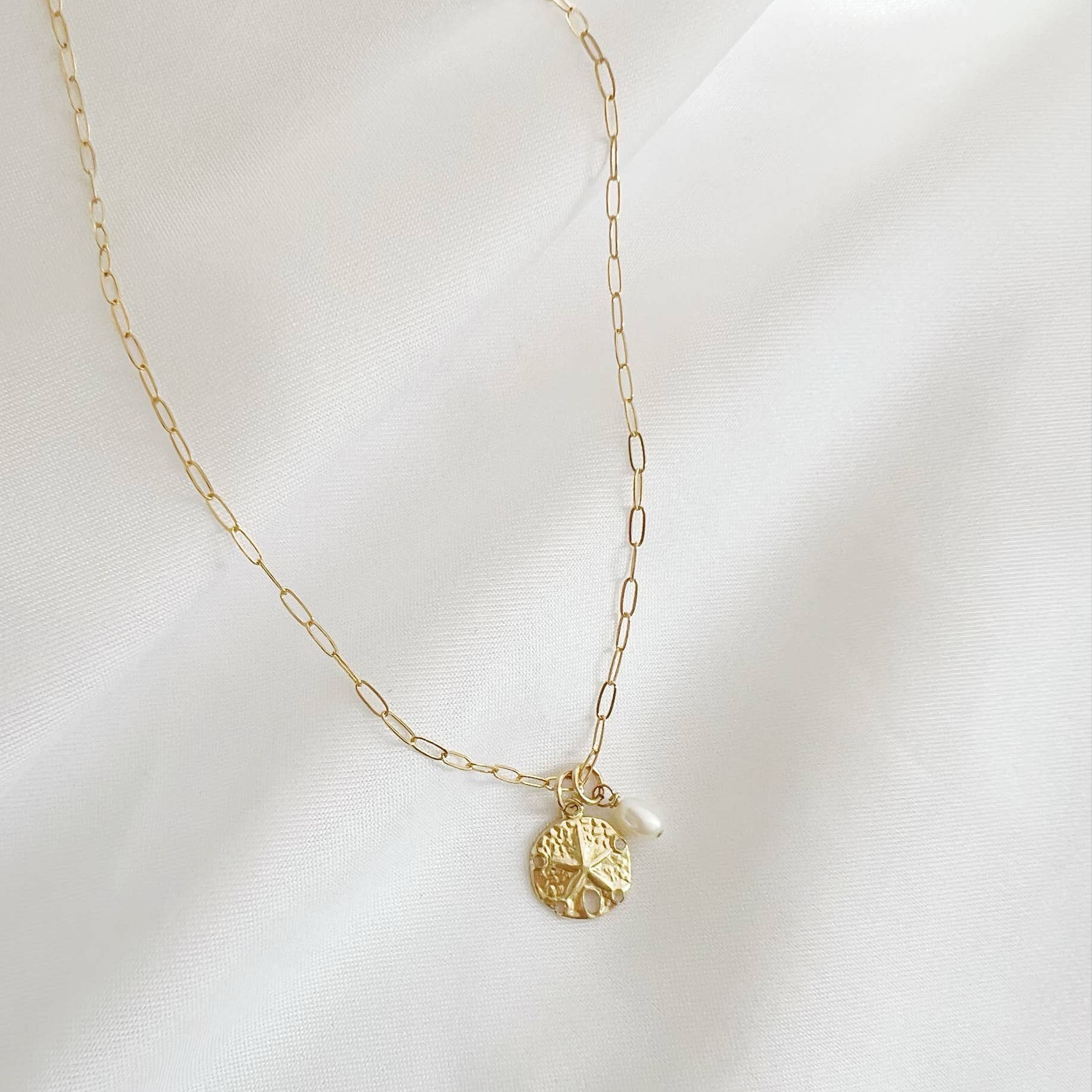 Sand Dollar Charm Necklace