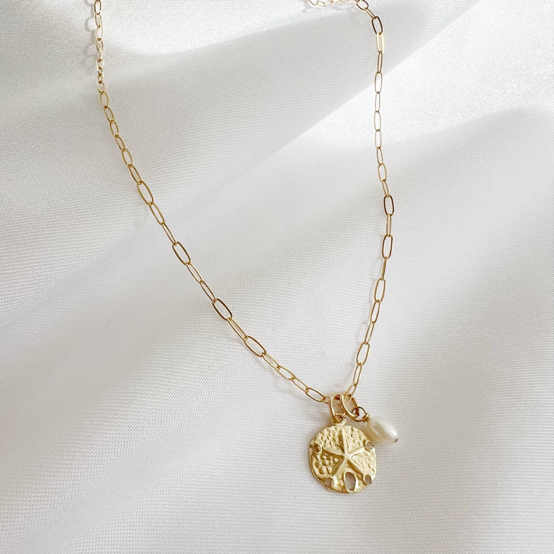 Sand Dollar Charm Necklace