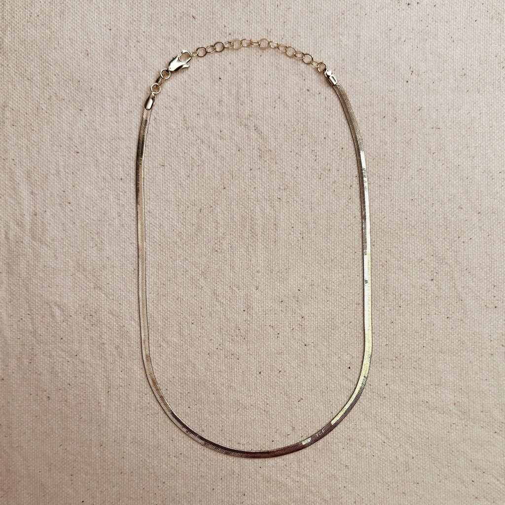 Herringbone Chain Necklace \ 4.0mm