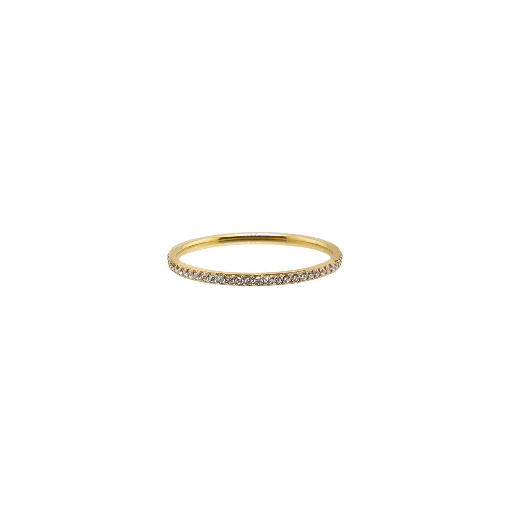 Dainty Tennis Ring Band