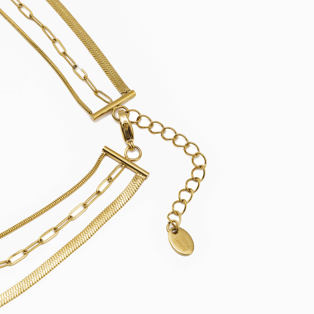 3-Layer Paperclip Necklace