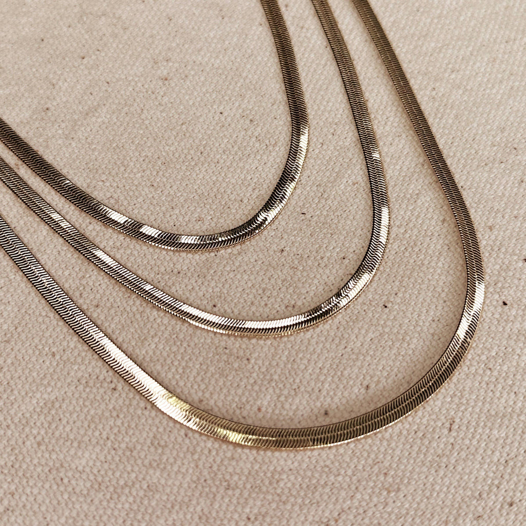 Herringbone Chain Necklace \ 4.0mm