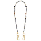 Gray Agate Balance Phone Chain