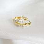 Stella CZ Hoops Earrings