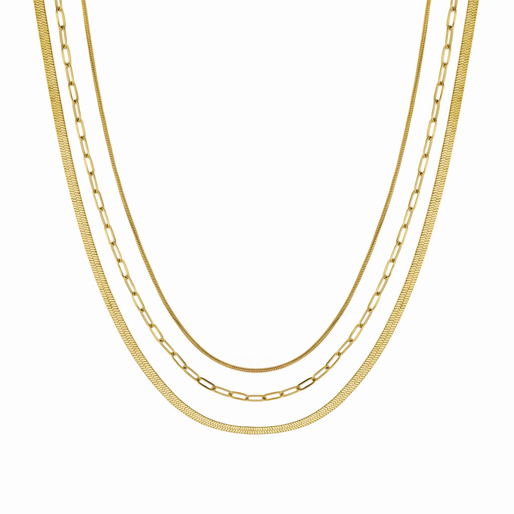 3-Layer Paperclip Necklace