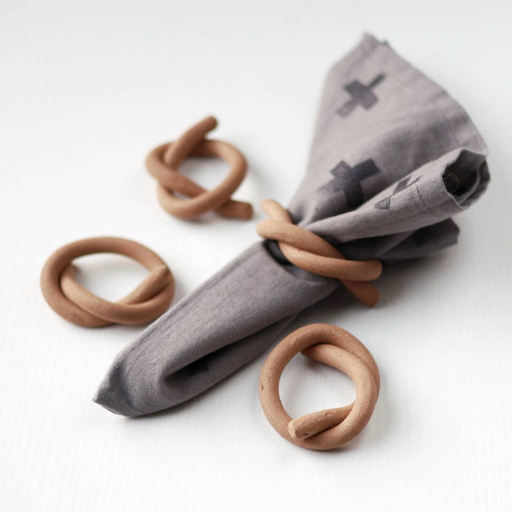 Ceramic Knot Napkin Ring