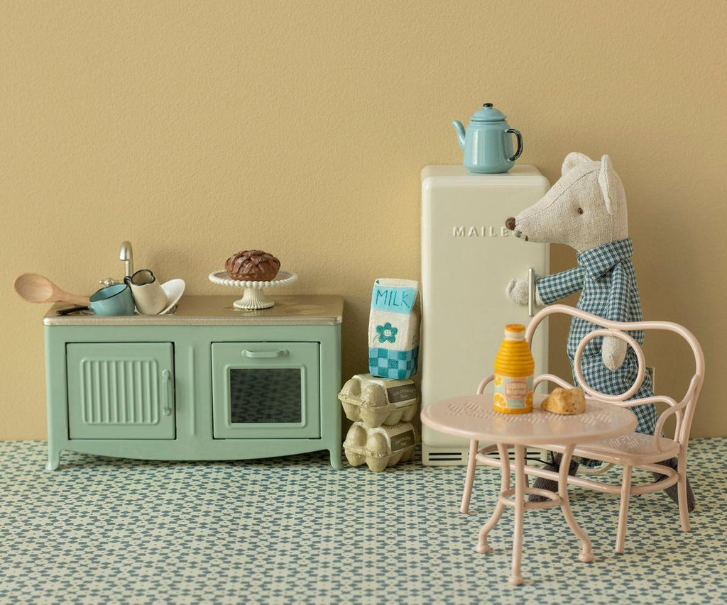 Café set, Mouse - Pale Pink