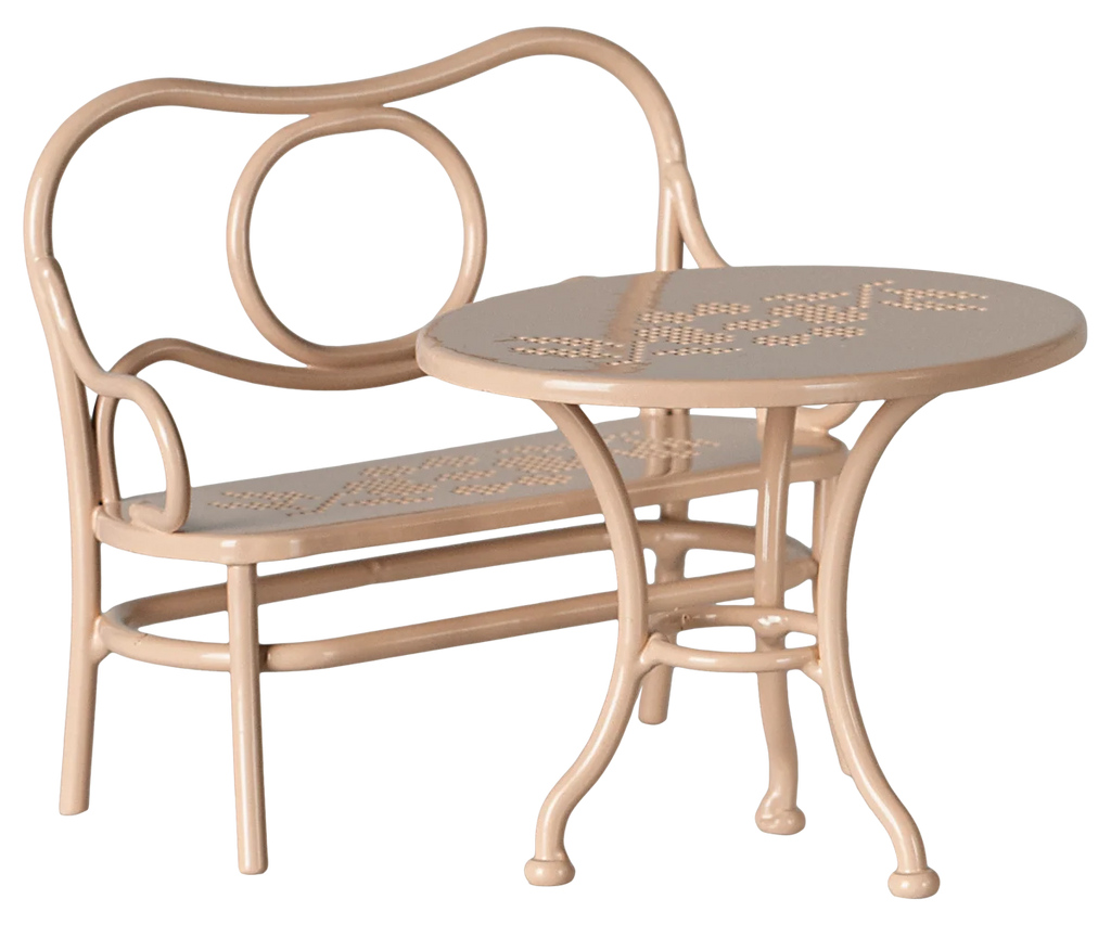 Café set, Mouse - Pale Pink