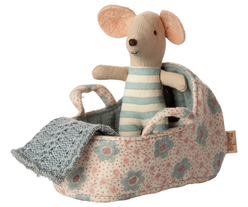 Carry cot, Baby Mouse | Blue