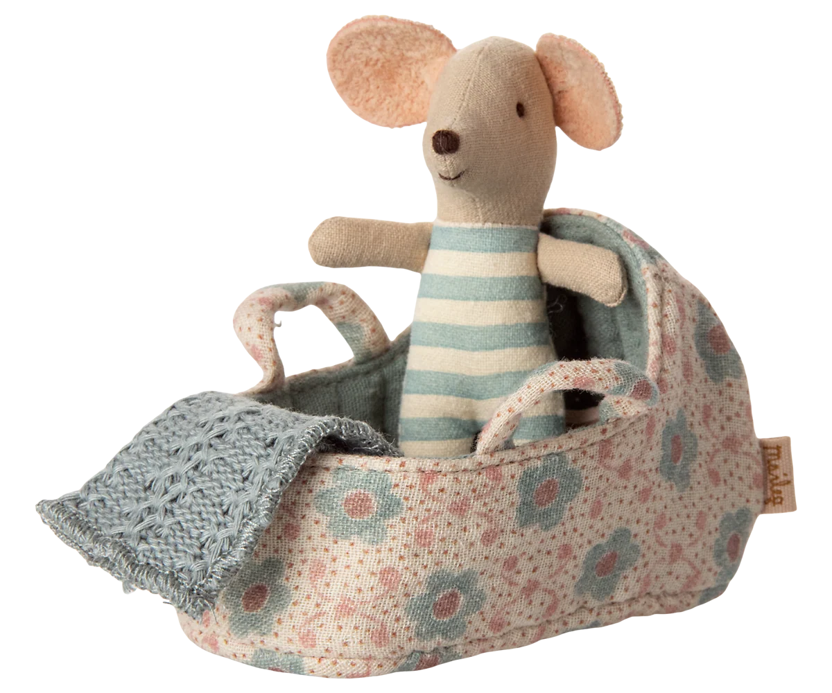 Carry cot, Baby Mouse | Blue