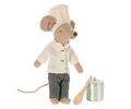 Chef Mouse with Soup Pot and Spoon