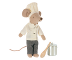 Chef Mouse with Soup Pot and Spoon