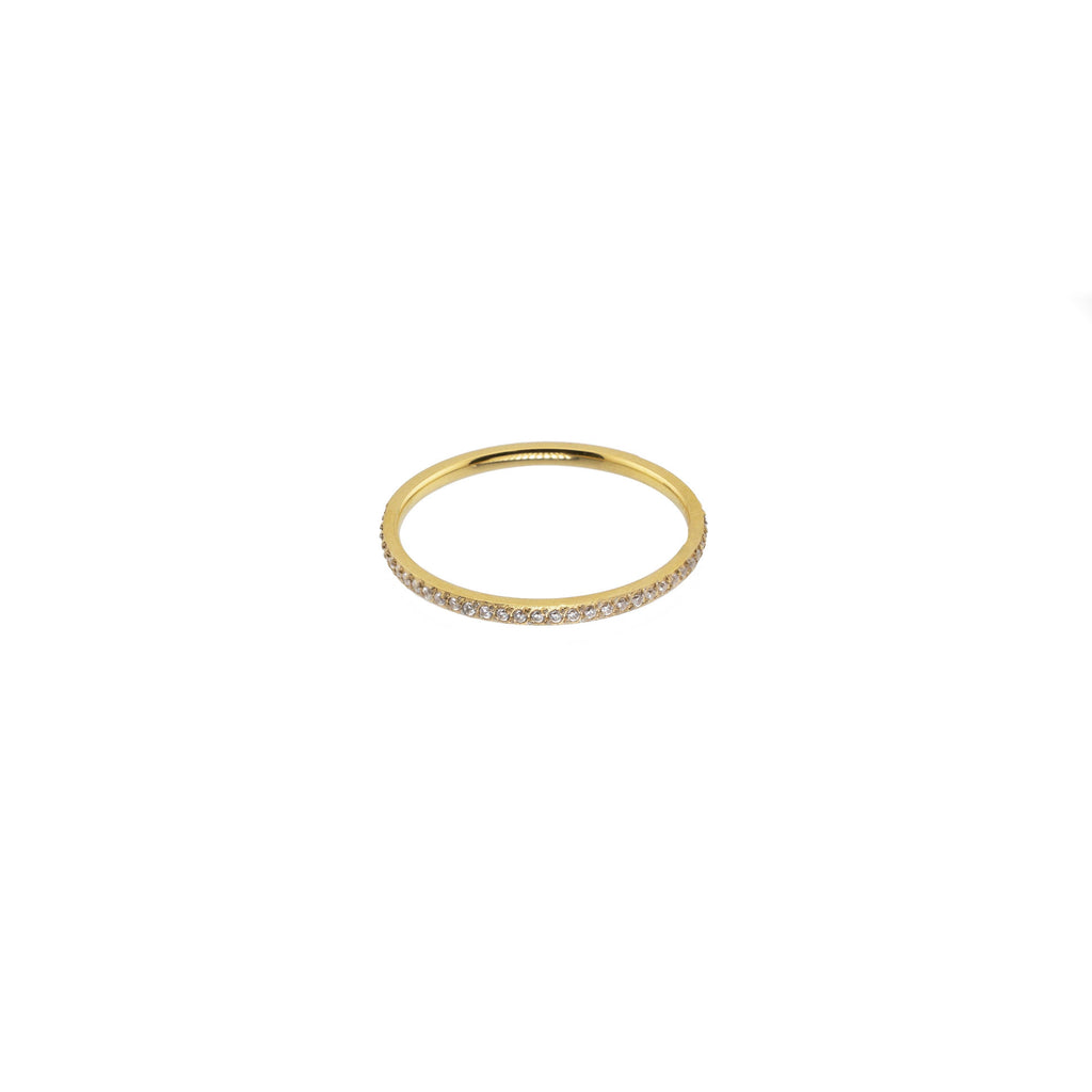 Dainty Tennis Ring Band