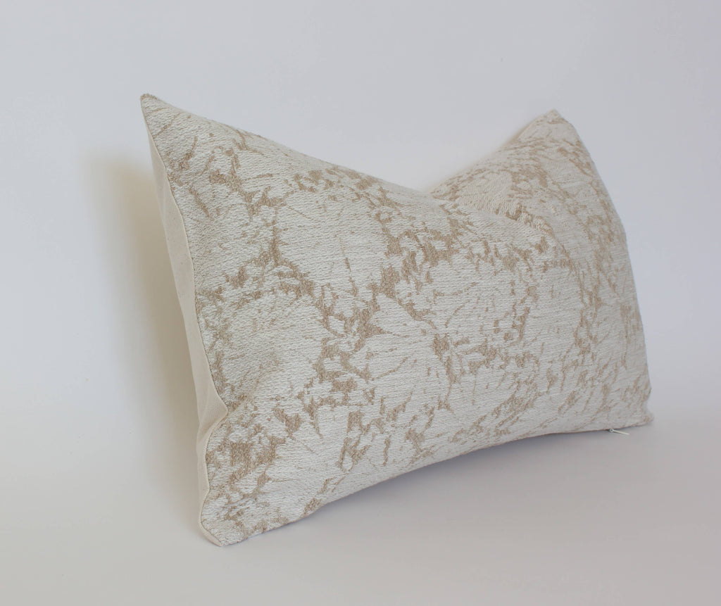 Cream Floral Pillow Cover