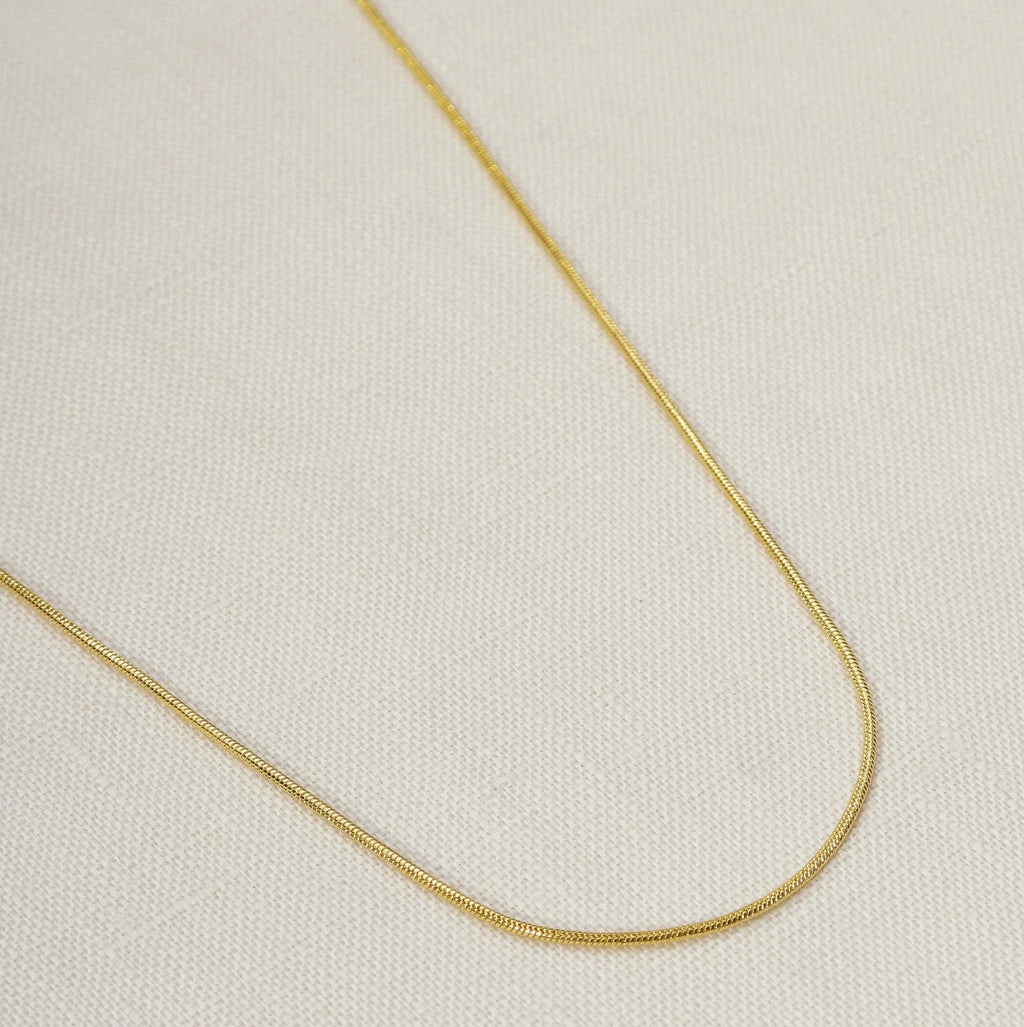 Round Snake Chain Necklace \ 16in