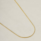 Round Snake Chain Necklace \ 16in