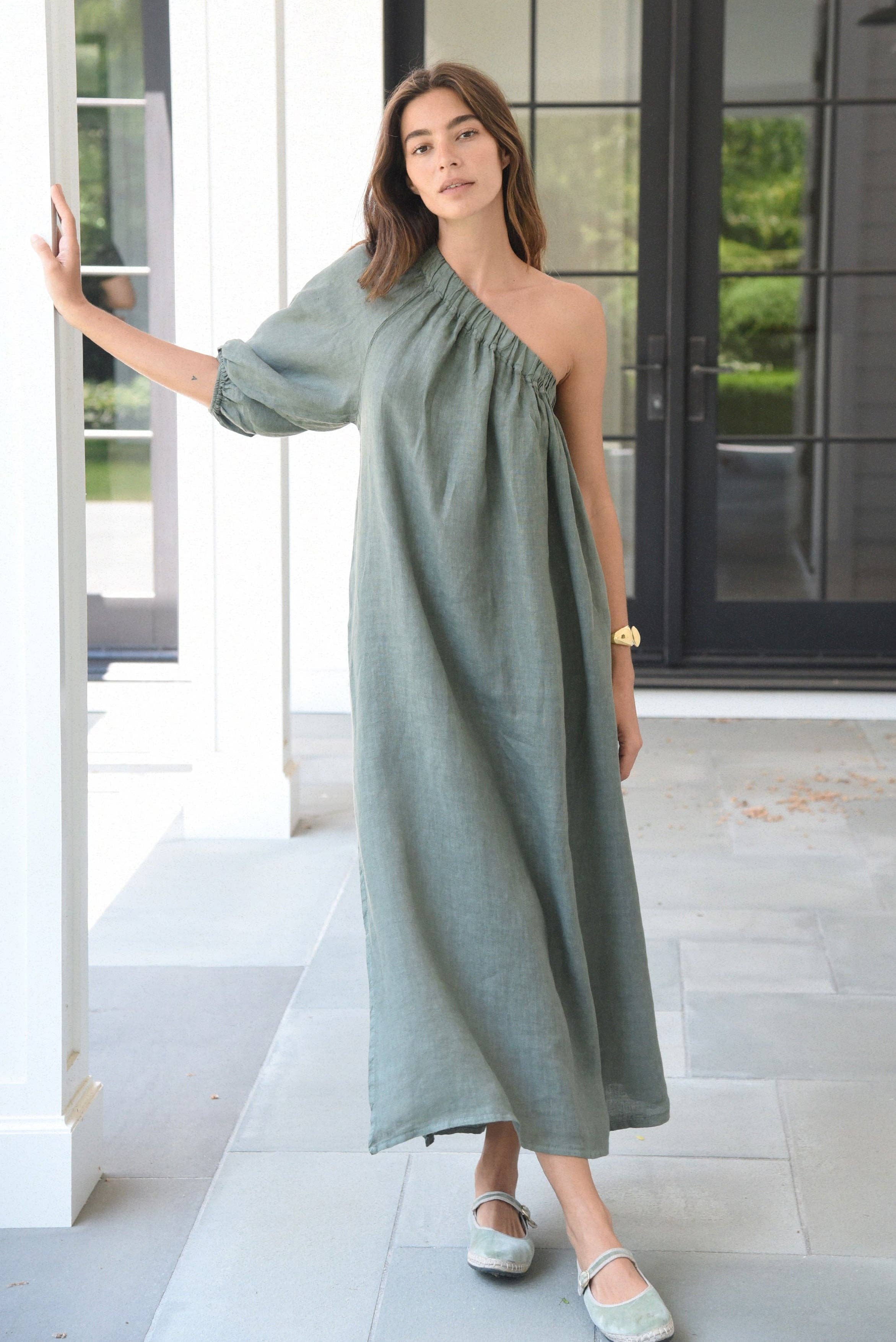 The Milos Dress - Fern