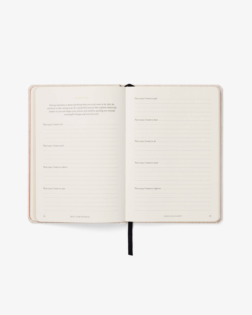 Best Year Journal | Guided 12-month planner goals