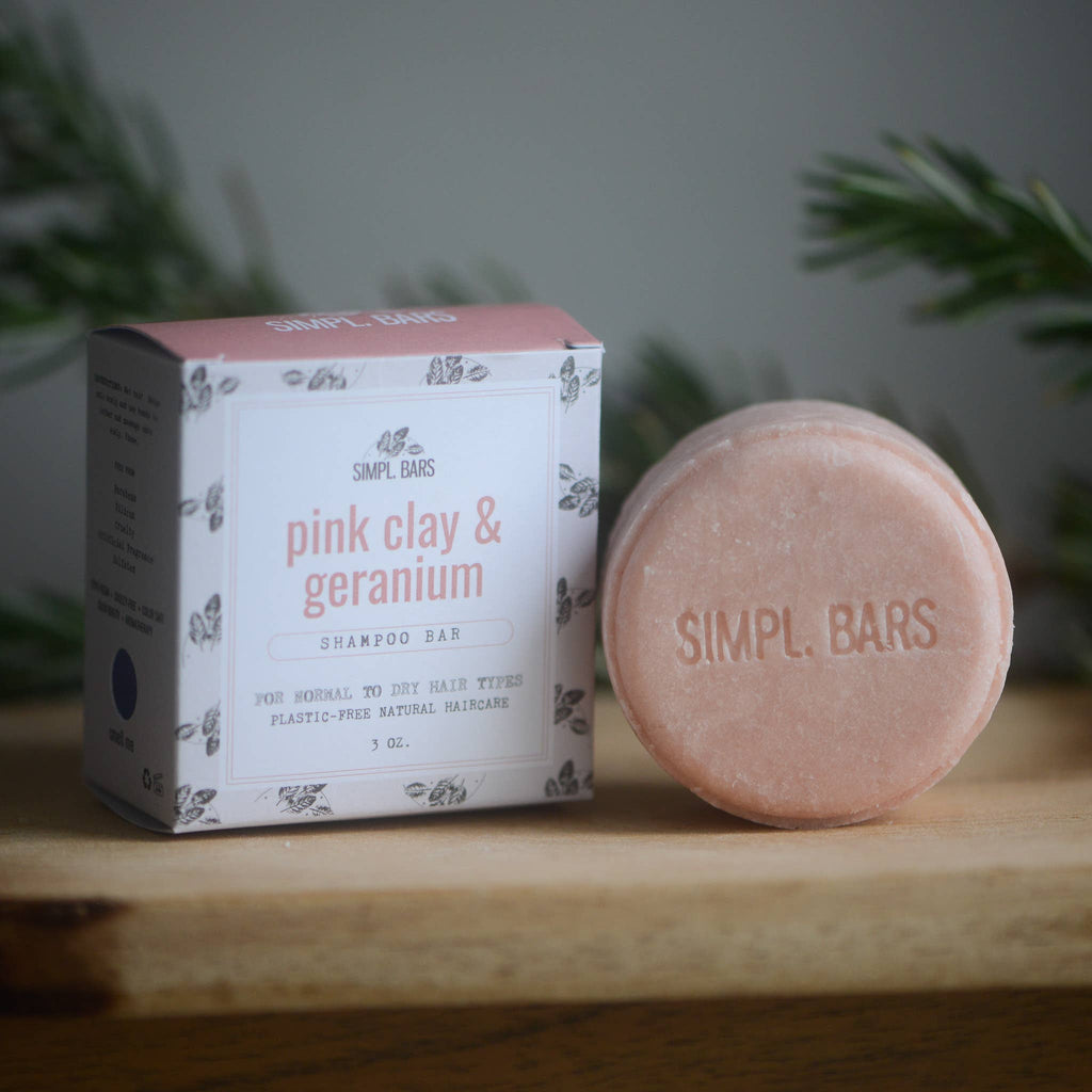 Pink Clay / Normal Hair Shampoo Bar