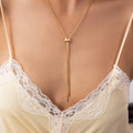 Baguette Lariat Necklace