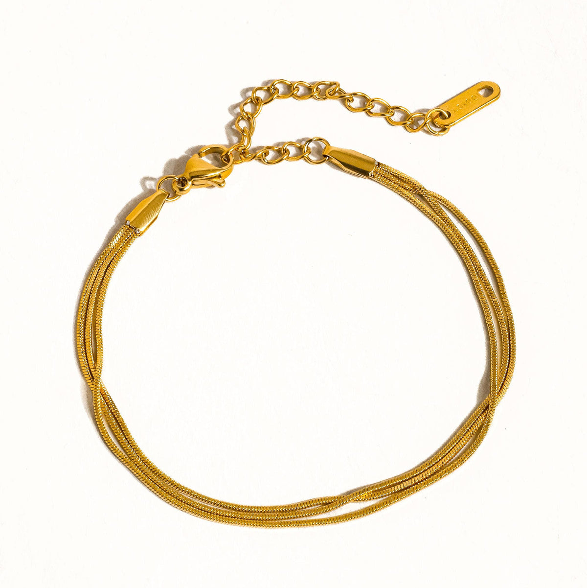 Germaine 18K Gold Non-Tarnish Classic Thin Chain Bracelet