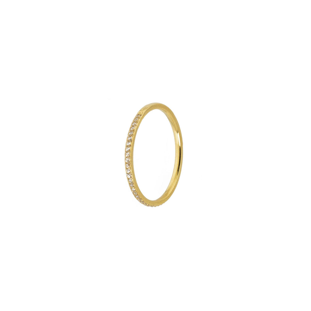Dainty Tennis Ring Band