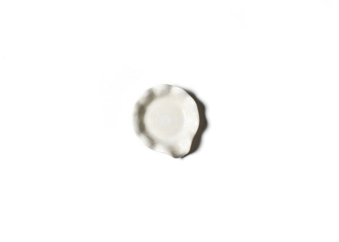 Signature White Ruffle Spoon Rest