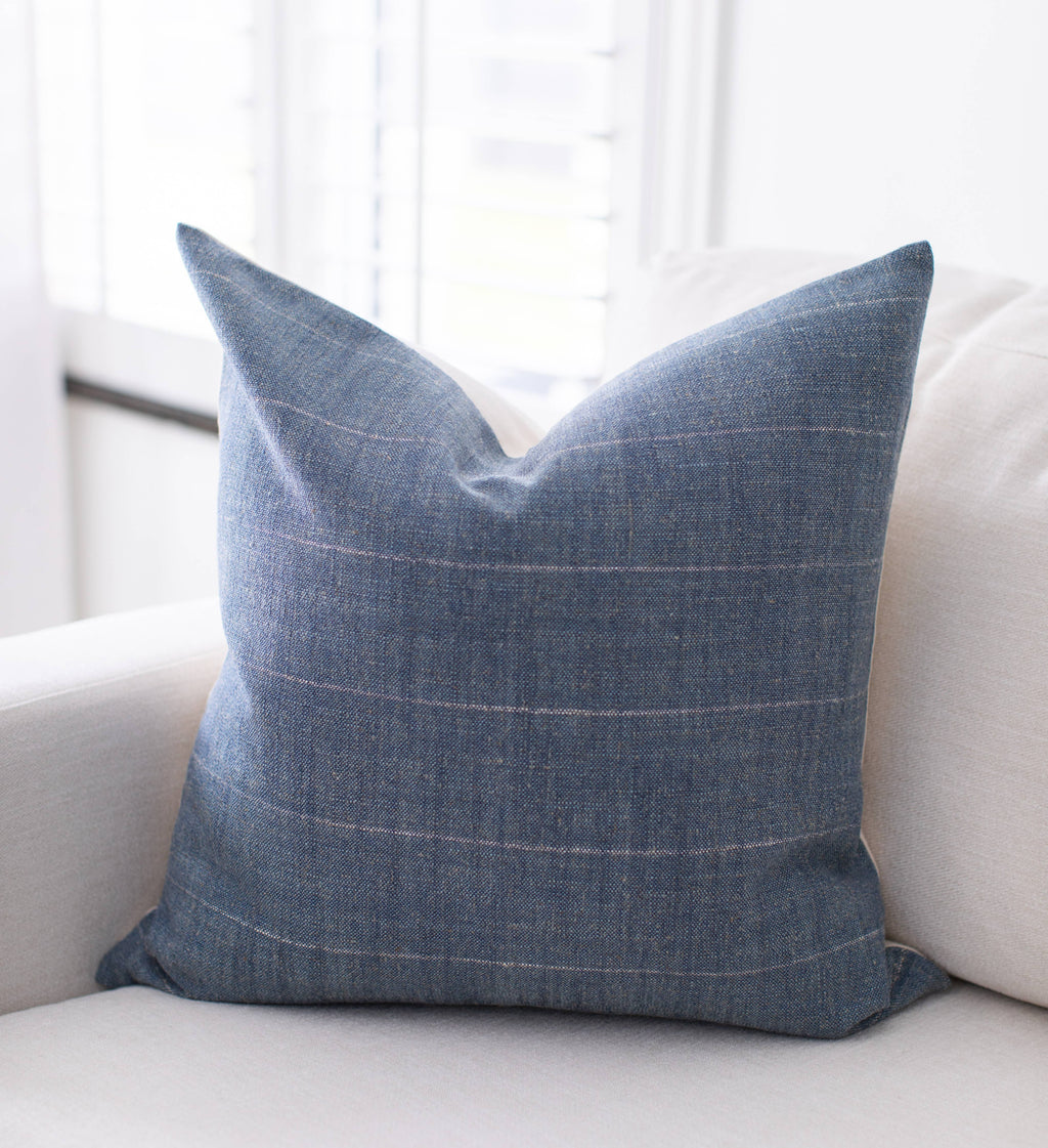 Dark Blue Marina Pillow Cover