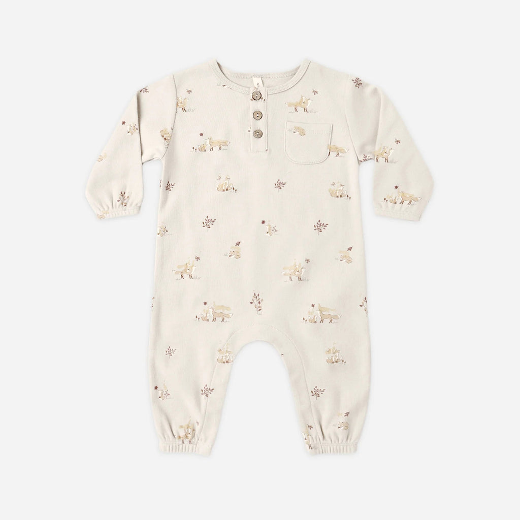Long Sleeve Pocket Jumpsuit | Fox Land
