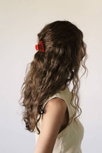 Small Hair Claw - Cherry