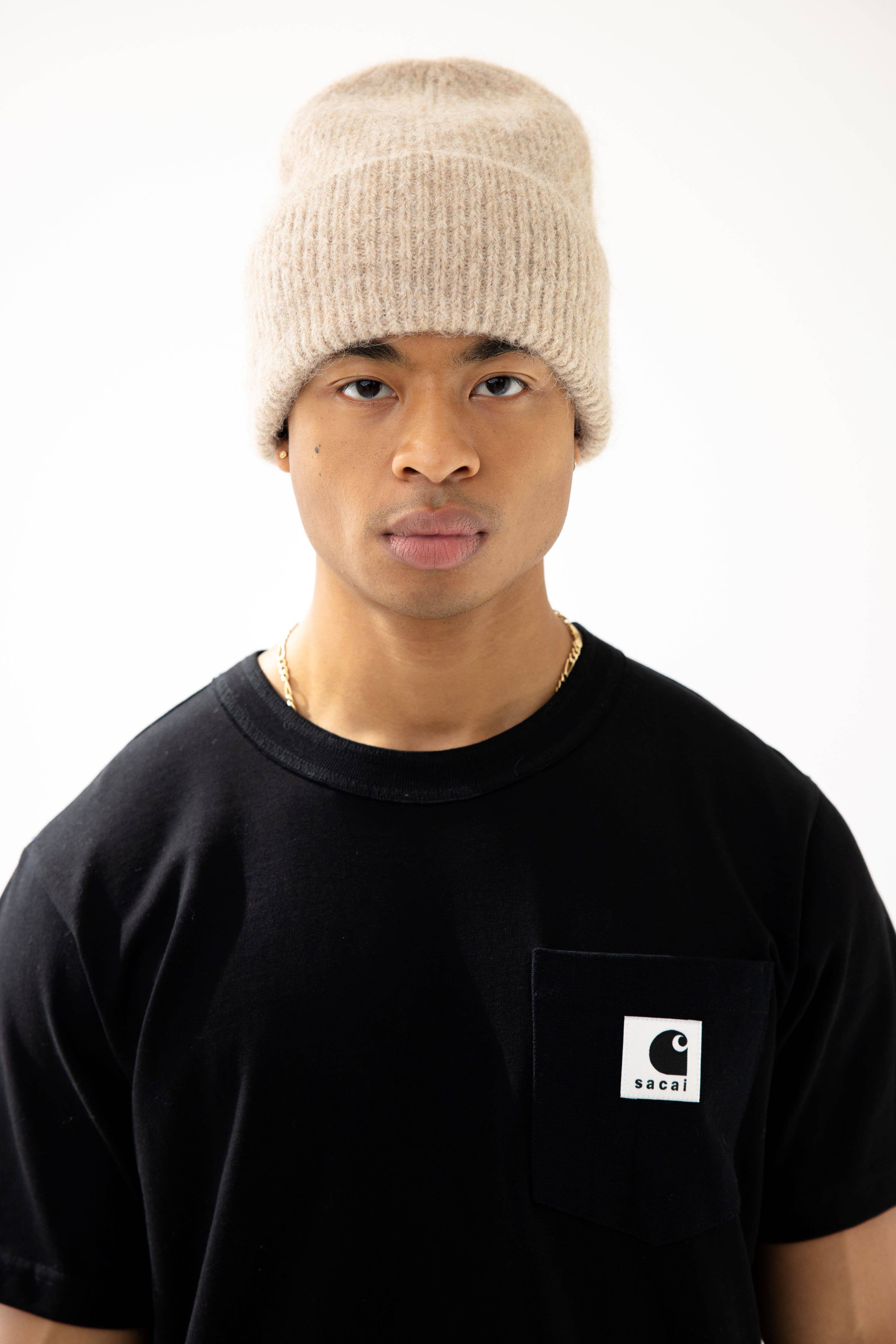 The Alpaca Beanie - Iced Taupe