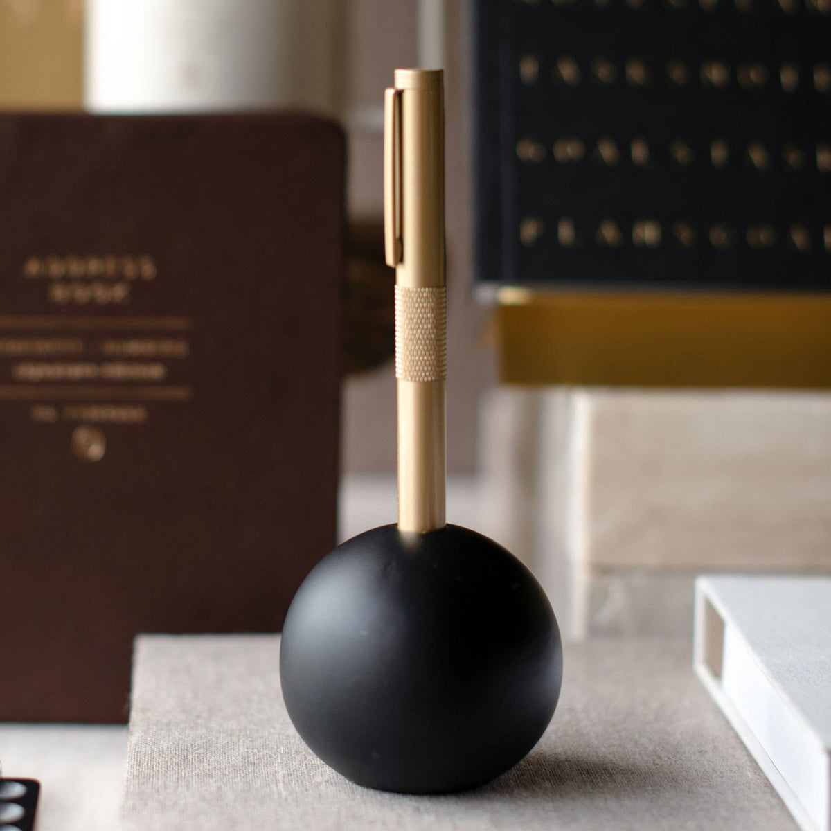 CEMENT SPHERE PAPER WEIGHT