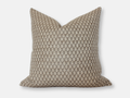 Brown Floral Fern Pillow Cover
